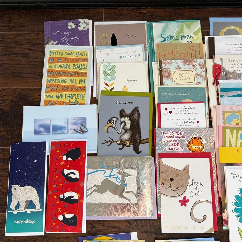 🆕90 Piece Greeting Card Lot, All Occasions